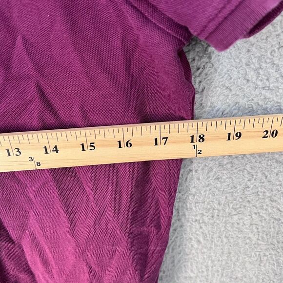 Nike Shirt Mens Medium Purple Roger Federer Short Sleeve Polo Golf Tennis Preppy - Picture 4 of 12